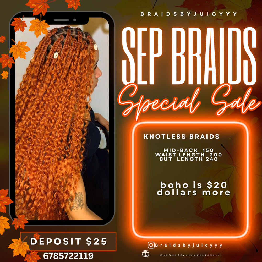 THE MONTH DEALS at Braidsbyjuicyyy in Warner Robins, GA