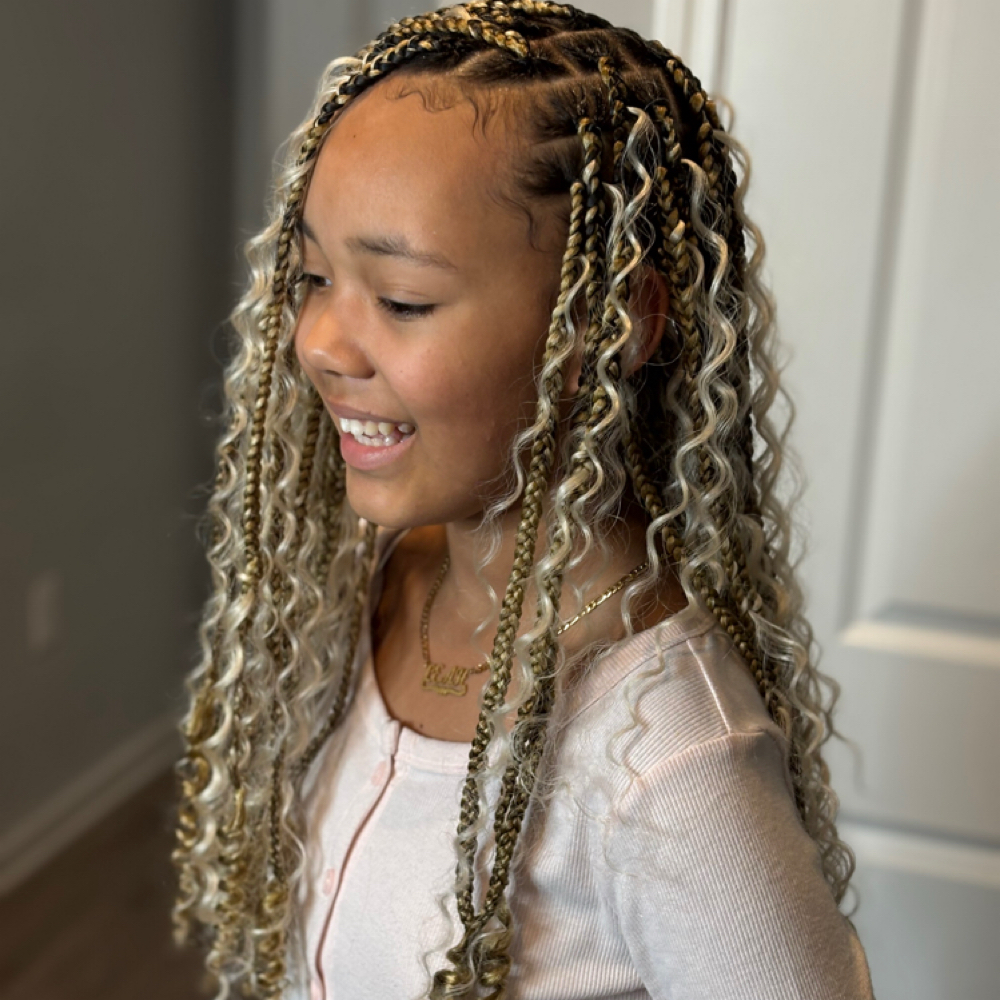 Boho Knotless at Braiding with Beads by Mercedes in Charlotte, NC