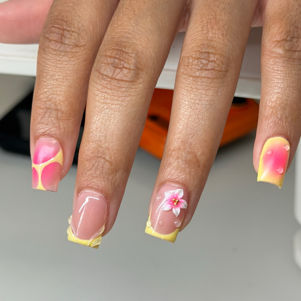Soak Off + Fullset Acrylic Short at Babe Bar Nailz in Wellington, FL