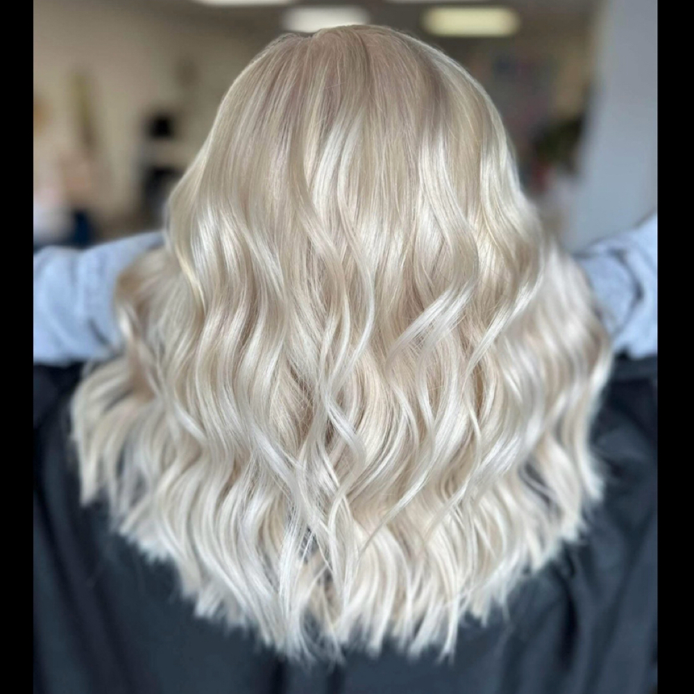 All Over Blonding Cut & Style at The Vintage Rose Salon in Bossier City, LA