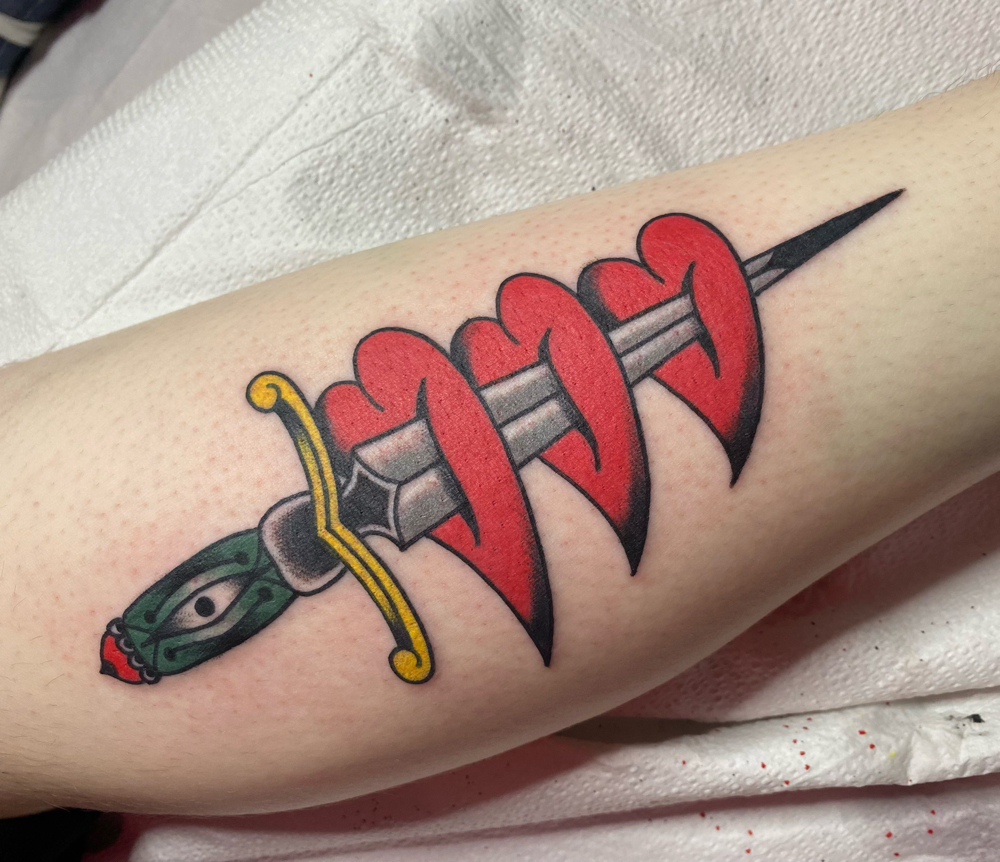 Large Flash Tattoo