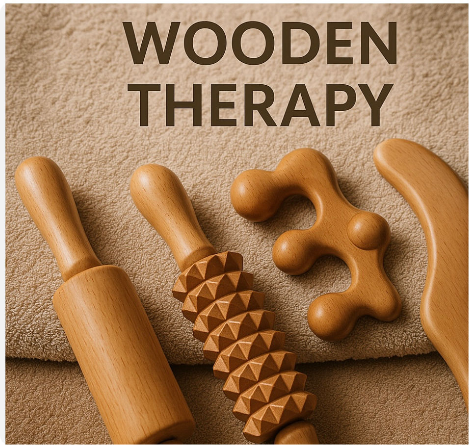 Wooden therapy at ShapedbyNicolabrowsandbody in Brooklyn, NY