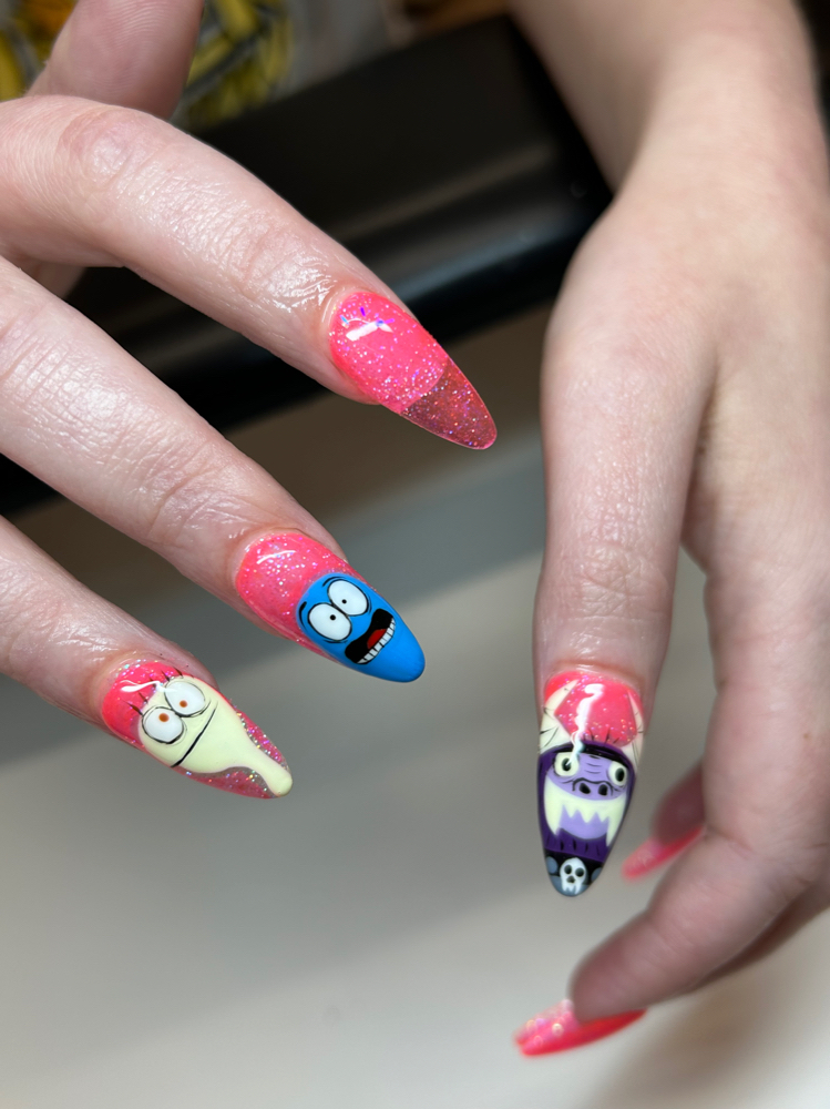Character Nail Art (per Finger)