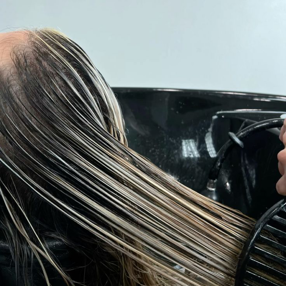 Color Correction Service at Honey Hair Co in Portland, MI