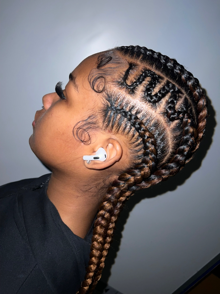Designer Corn Rows Braids