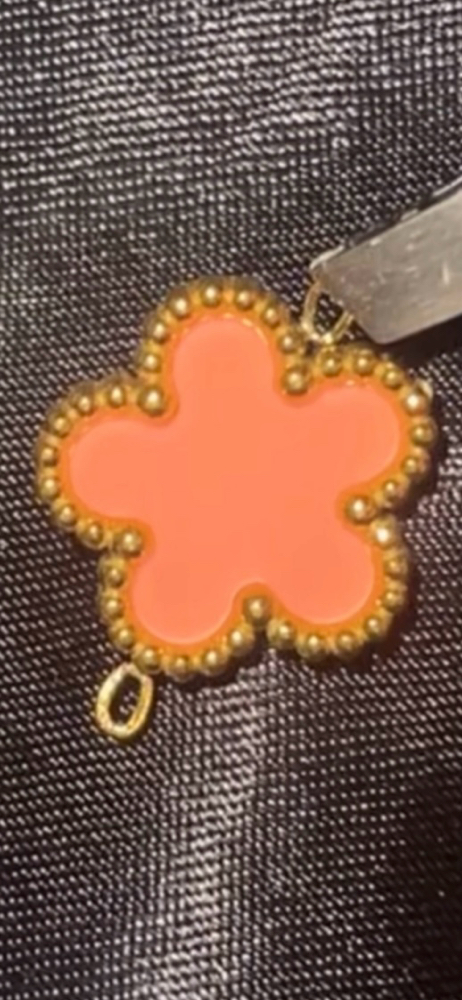 stainless steel maria clover charm
