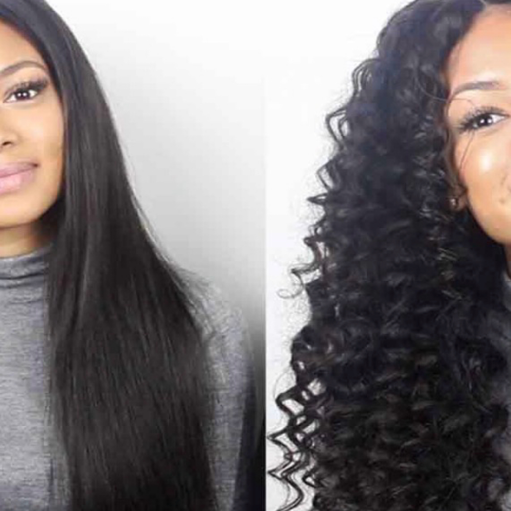 Curly To Straight Flat Iron at HAIR BY ASHLIE in Hurst, TX