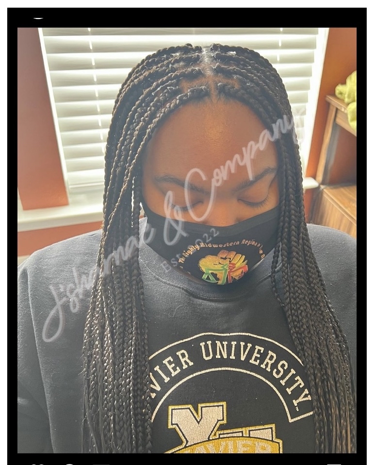 MEDIUM BOX BRAIDS (WAIST LENGTH)