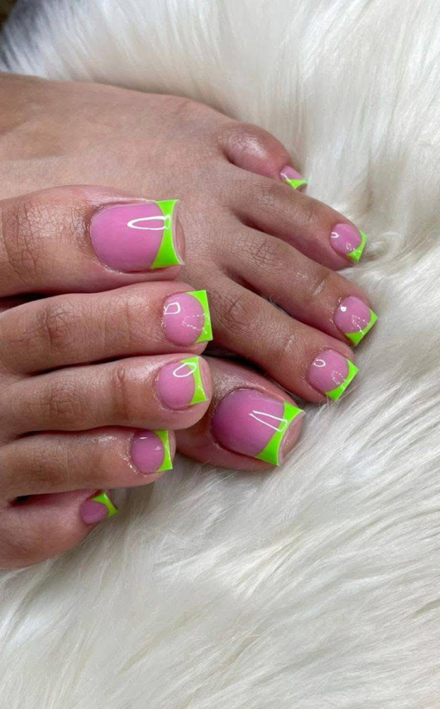 ADD-ON Tips & Acrylic (All Toes)