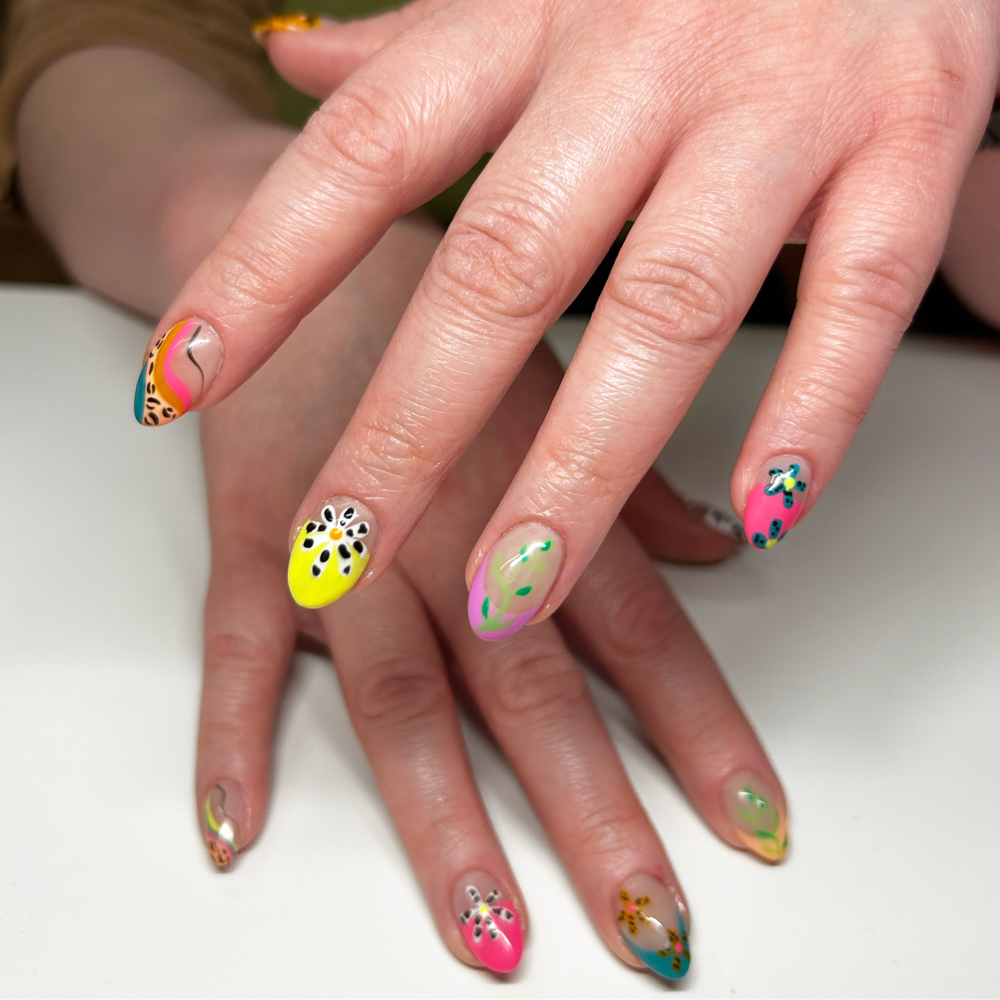 Full Hand Nail Designs