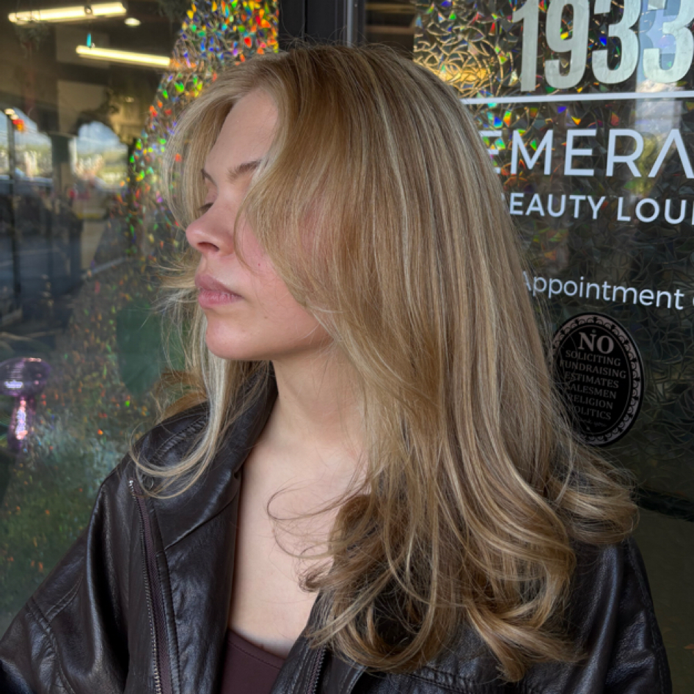 Returning Blonding Services at griim hair in Holladay, UT