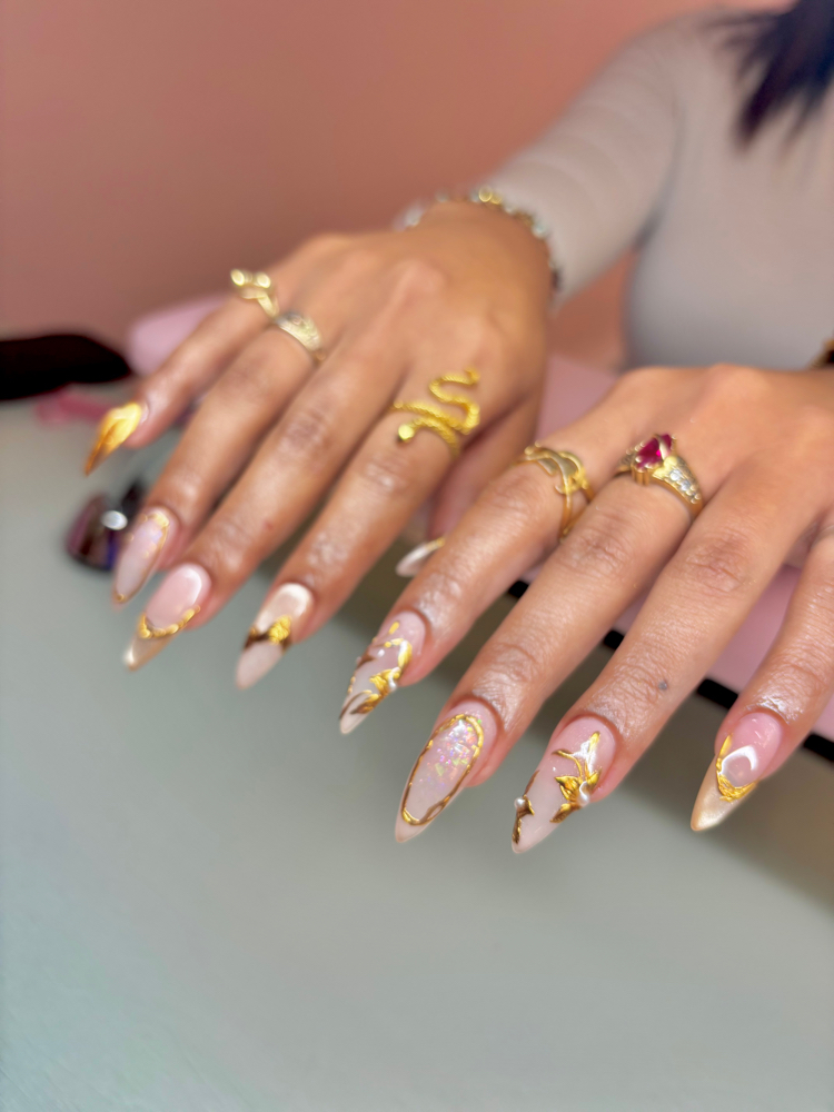 Gel X Extensions+Full Design ✨