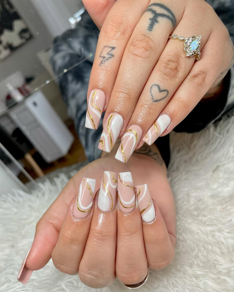 Gel X Extensions+Full Design ✨