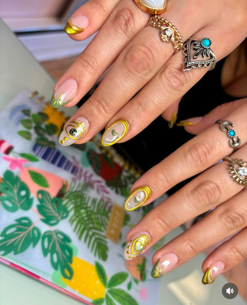 Gel X Extensions+Full Design ✨
