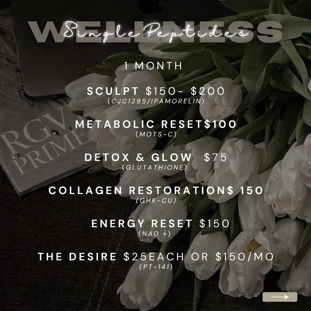 April Specials-Peptides 🌸 at RGV PRIME AESTHETICS PLLC in Mcallen, TX