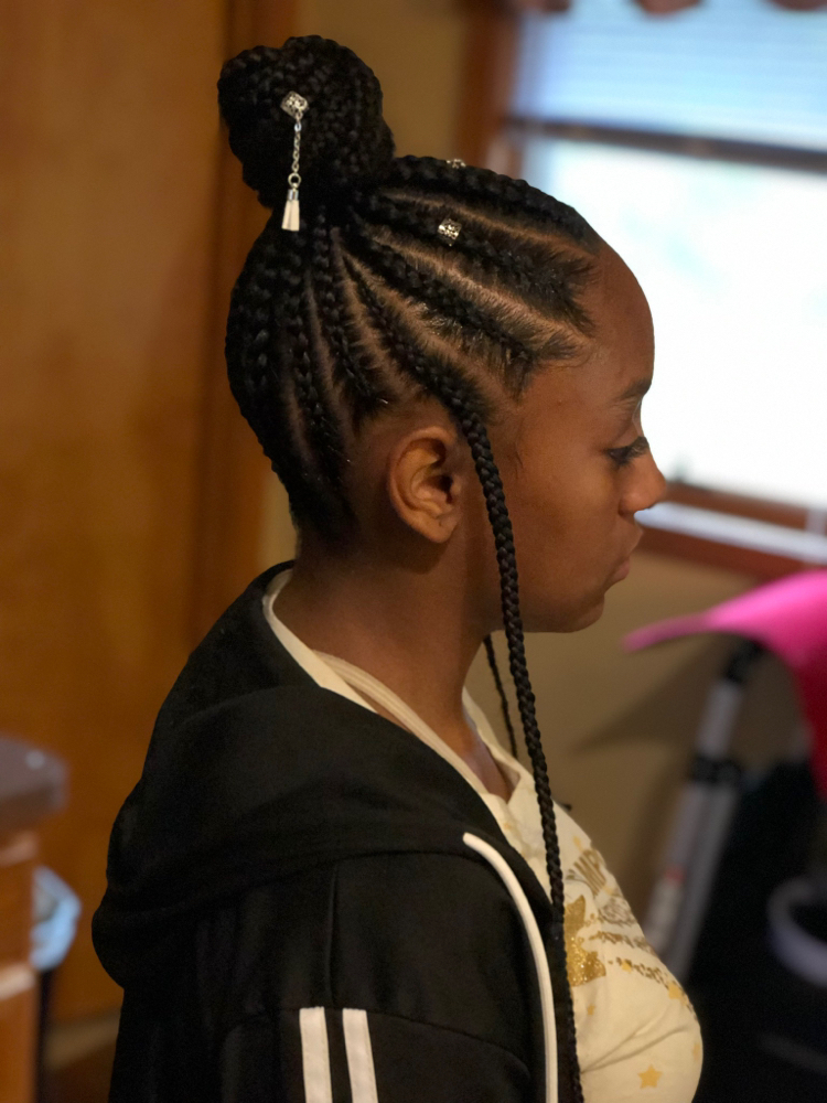 Feed In Ponytail