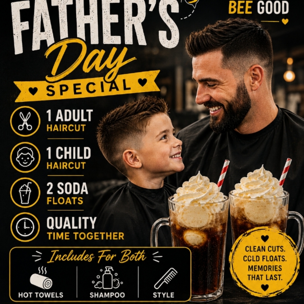 Fathers Day June Speacil Below 10 at lily flagg barbershop in Huntsville, AL