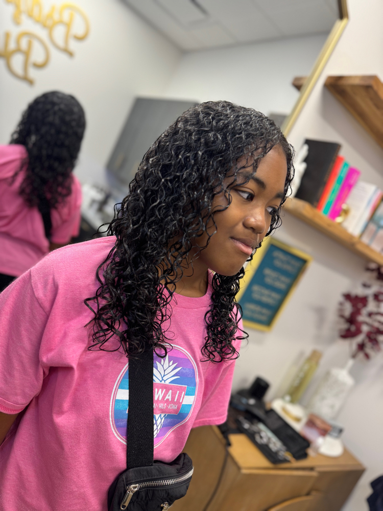 Natural Curly Cut at Brazille’s Bizarre in Overland Park, KS