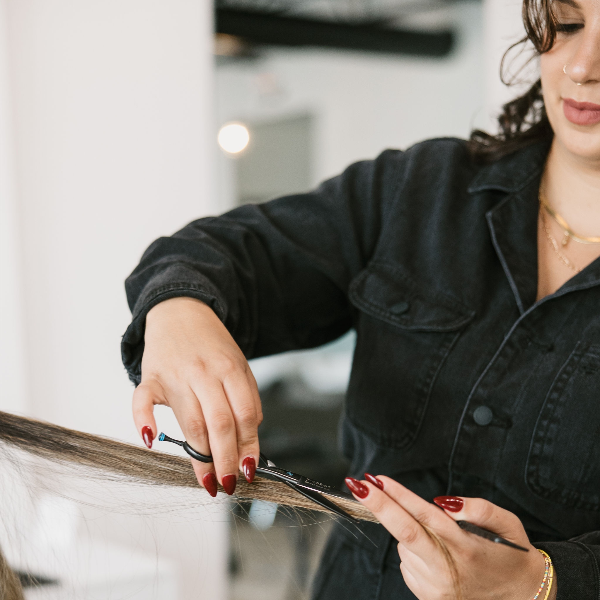 Custom Haircut at soph hair studio in Braintree, MA