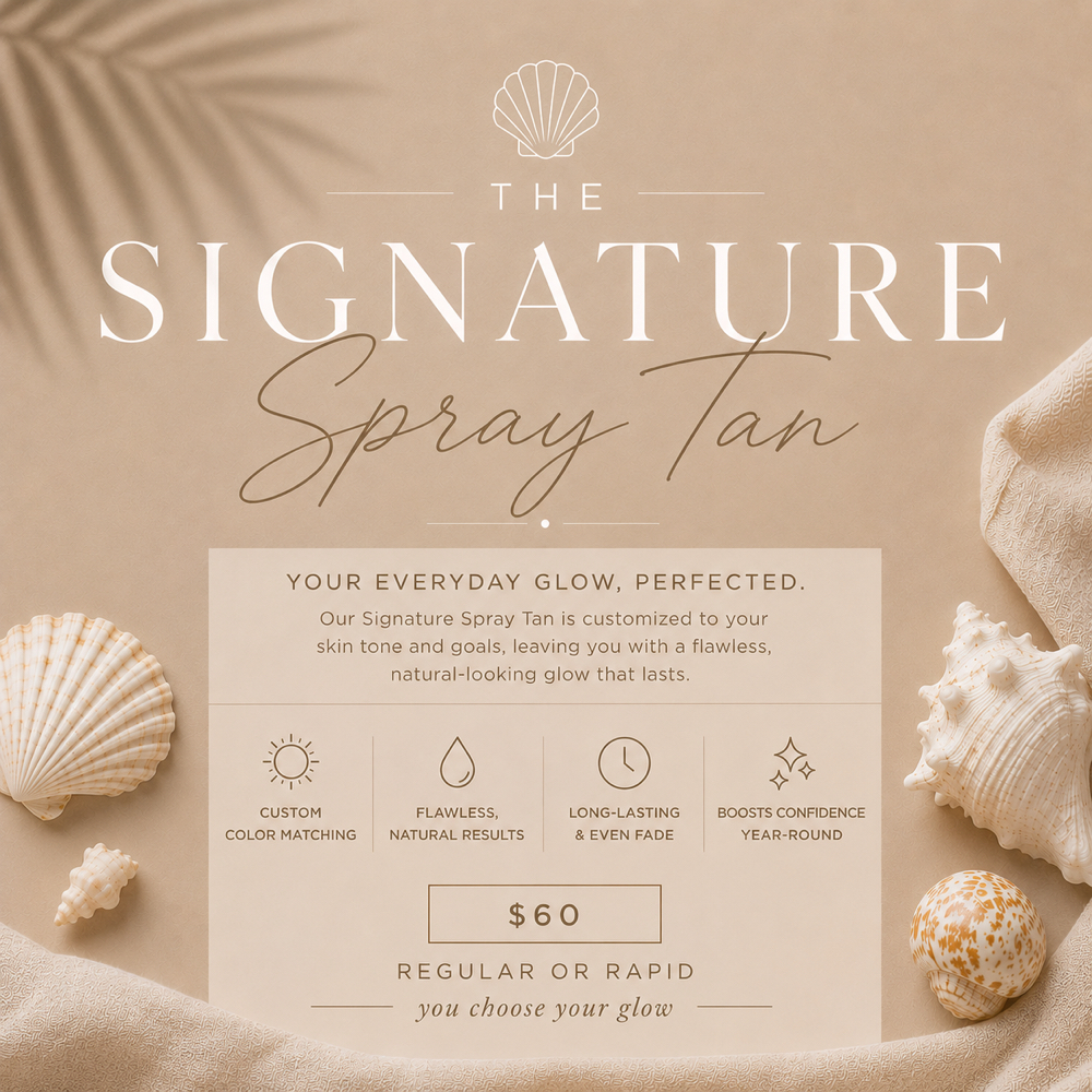 Signature Spray Tan at Coastal Bronze Studio in Carver, MA