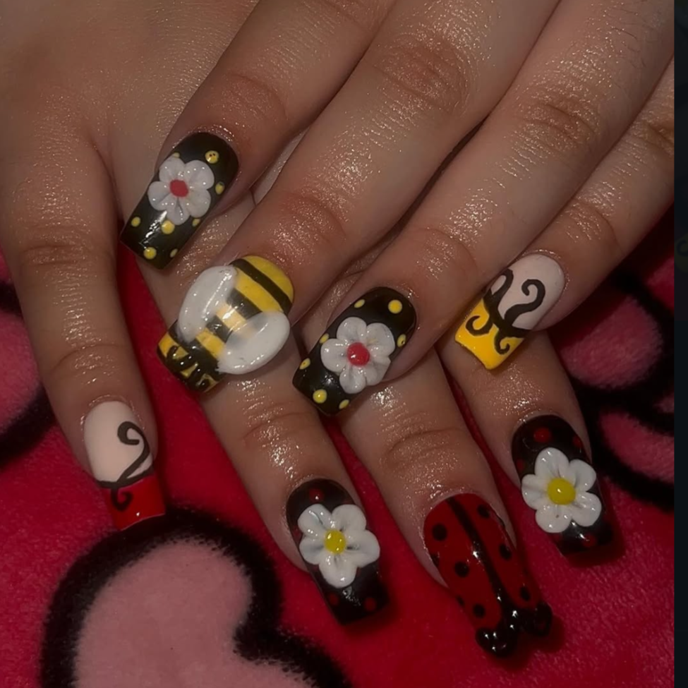 Nails: Nail Art Tiers at CS BEAUTY SALON & SPA in El Sobrante, CA