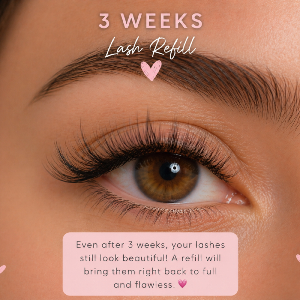 3 Week Eyelash Extentions Refill at Speak Now Lashes in Kingman, AZ