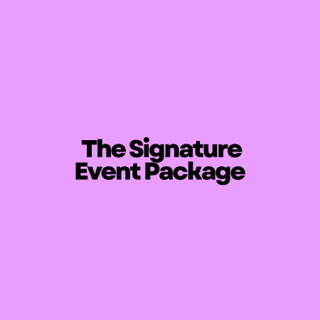 The Signature Event Package at Laura's Curl Studio in Turlock, CA