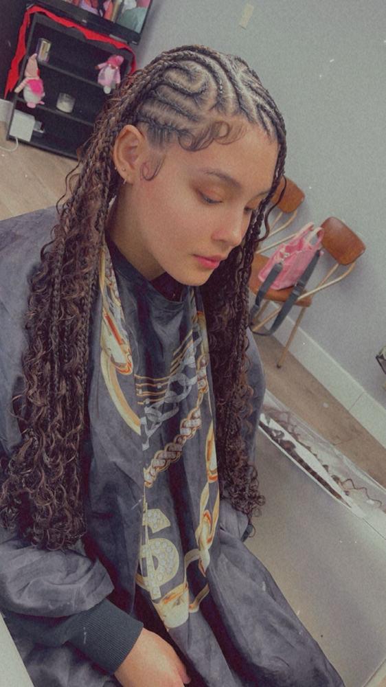 Medium Half Feed In Half Knottless