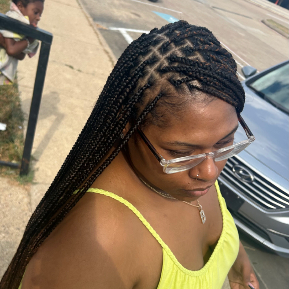 Small Knotless at Chawni’s Beauty Studio in Humble, TX