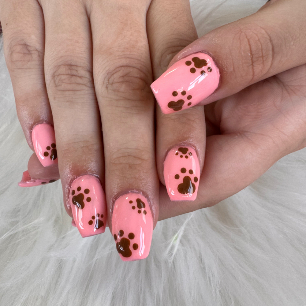 Full Acrylic (Short&Meduim-Length) at The Vault Salon in Norton, KS