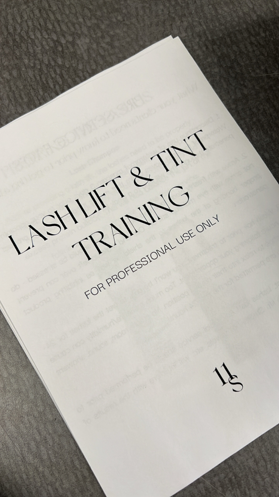 Lash Lift & Tint Training