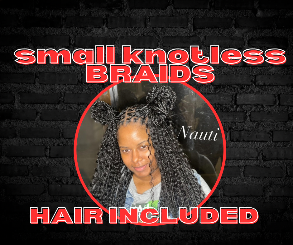 Small Knotless Braids