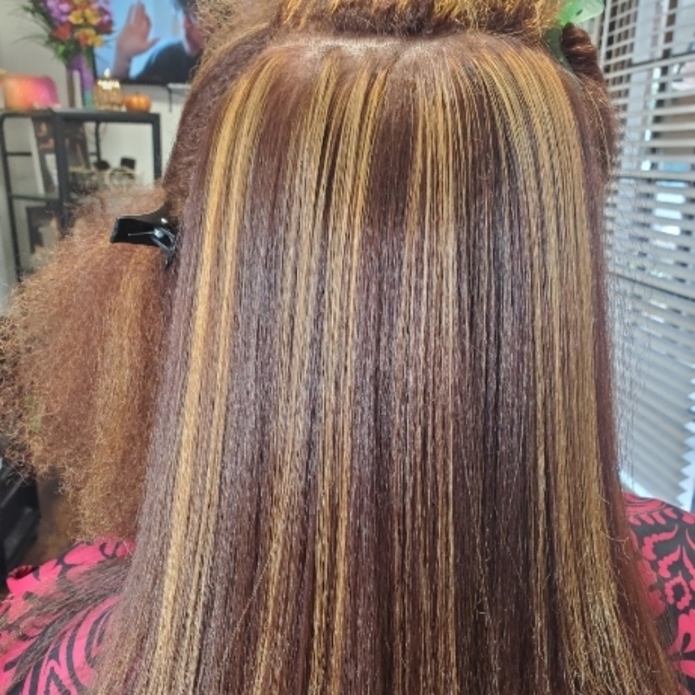 Partial Highlights & Style at BeJazzed Hair in Baton Rouge, LA