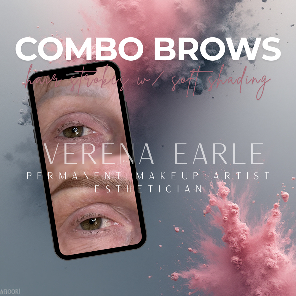Combo Brows • Hairstrokes & Shading at Finesse Brow Artistry in Sarasota, FL