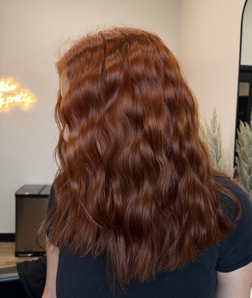 Root Retouch & Haircut