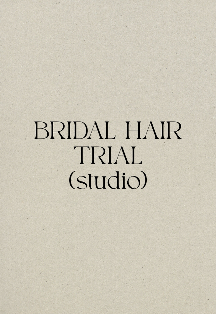 Bridal Hair Trial