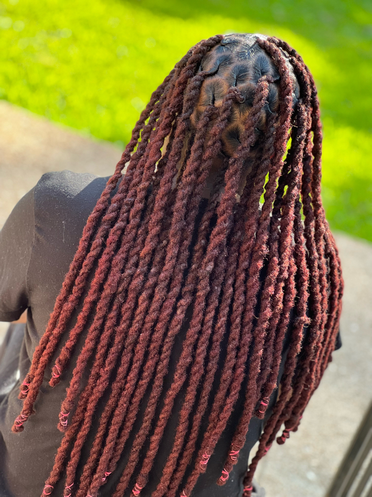 Wash Retwist Style (rope twis/plats
