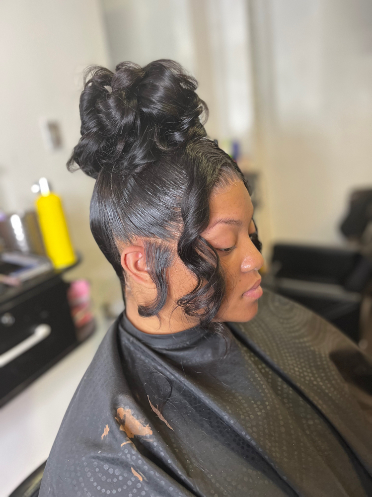 Double Frontal Ponytail