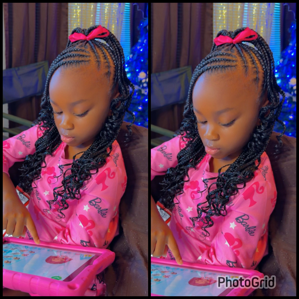 Kids Tribal/Half Up Age 6-12 at Maree Braids in Laurel, MS