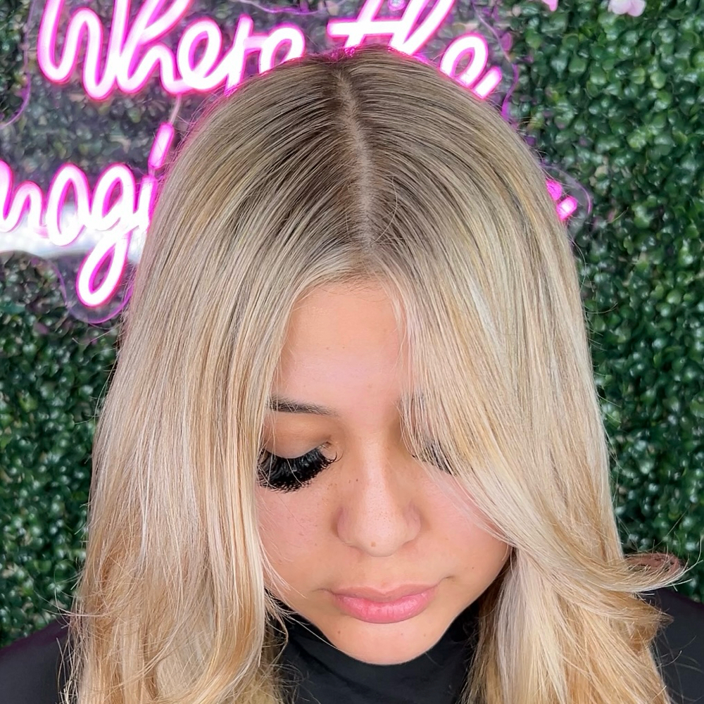 On Scalp Blonde Babylights