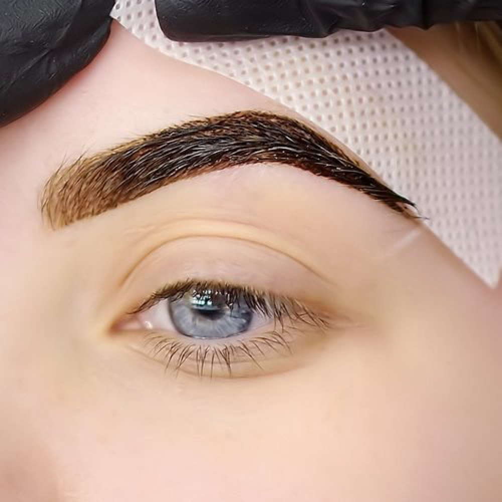 Combo Brow Lam + tint + wax at Lexbrows Studio in Draper, UT