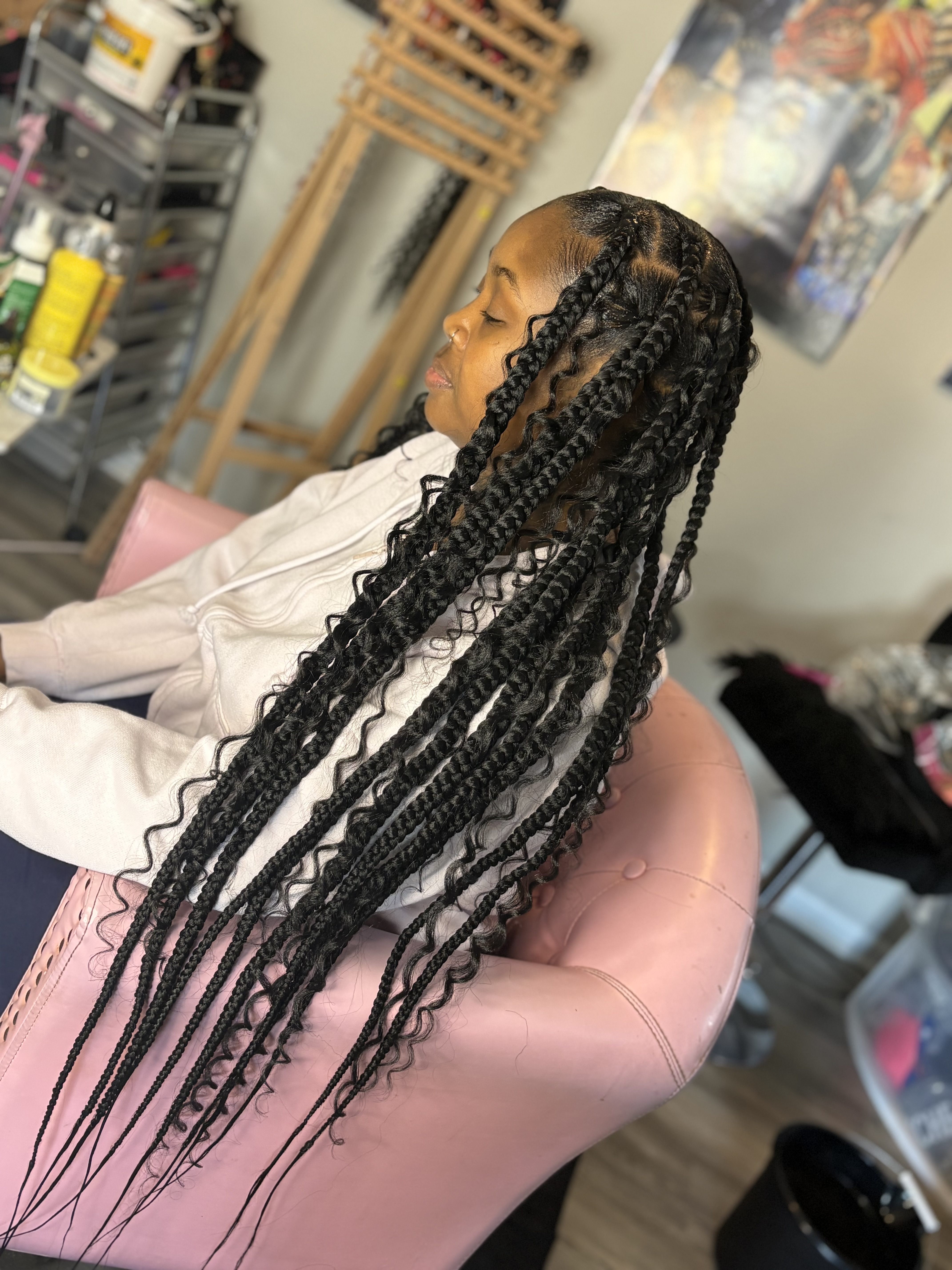 Large Boho Knotless (WL) at The TreJa Touch in Indianapolis, IN