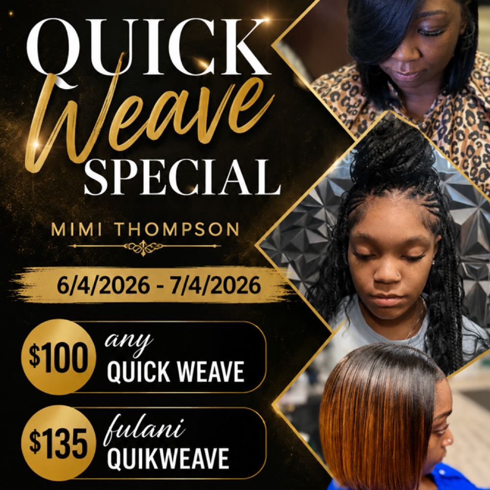 Quick Weave Special at Shear Purpose Beauty LLC in South Bend, IN