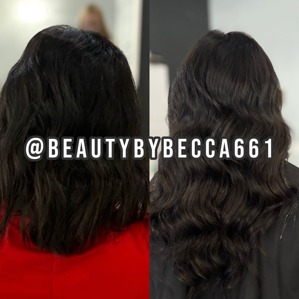 Tape In Install at The Look Beauty Lounge in Bakersfield, CA