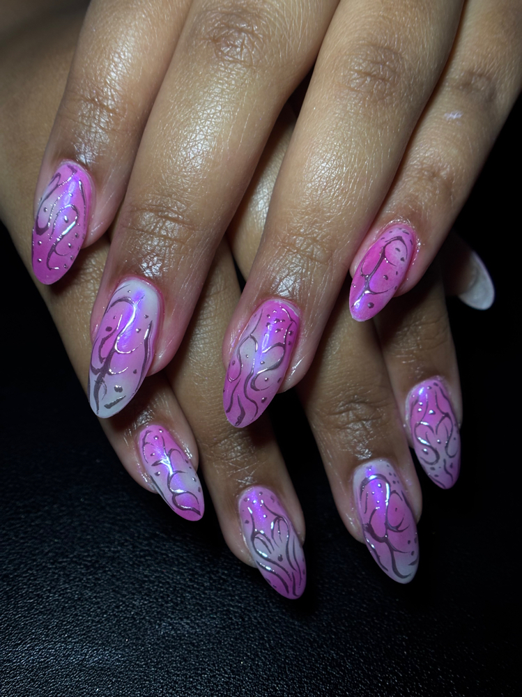 Medium Structured Mani at Heartless Beauty in Dallas, TX