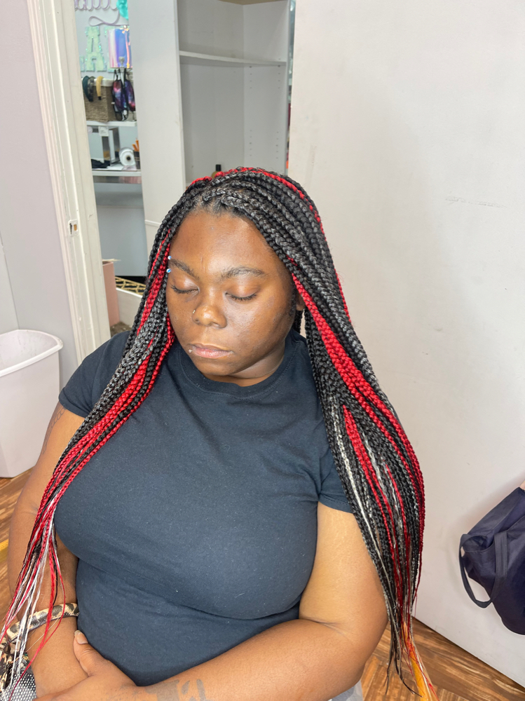 Small Box braids Butt Length