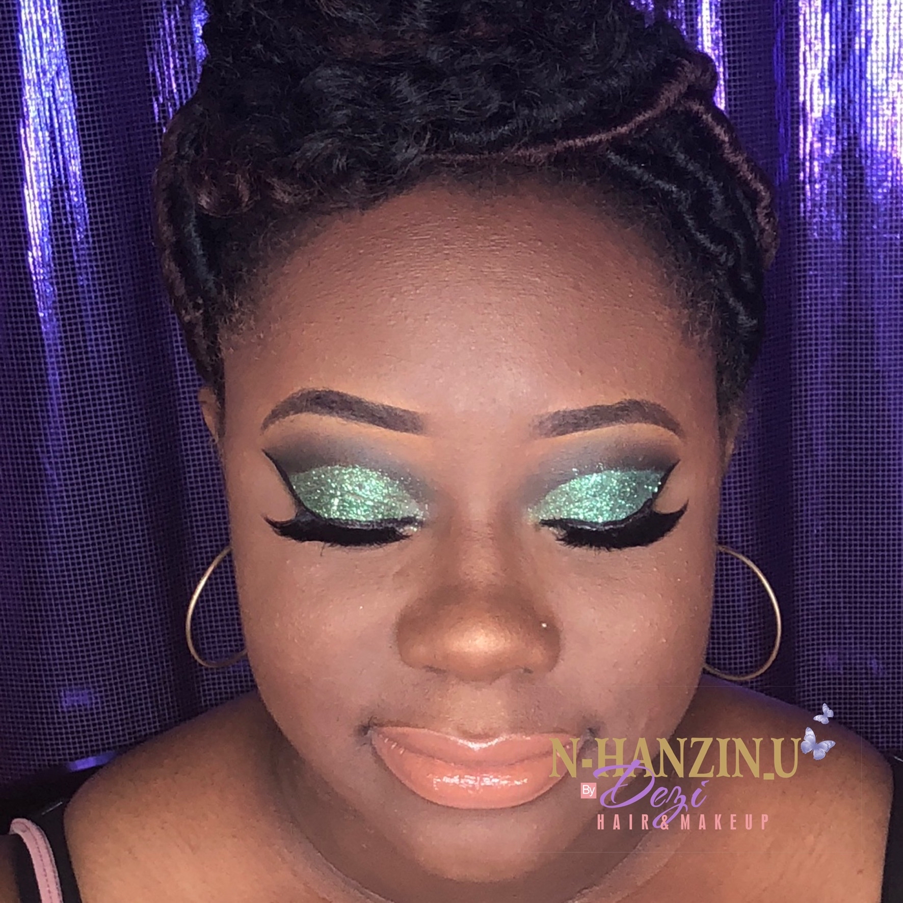 Full Glam Makeup Application