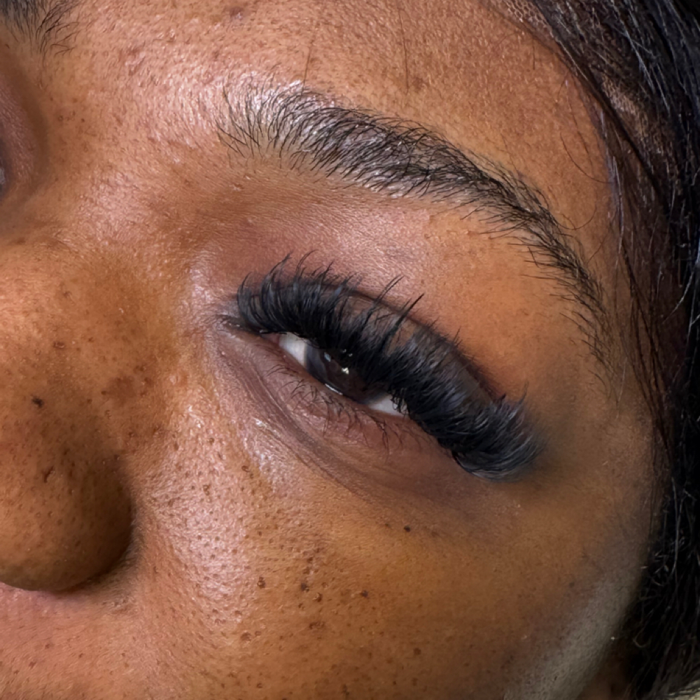 Textured Full Set Eyelash Extension at The Beauty Lab in Tyler, TX