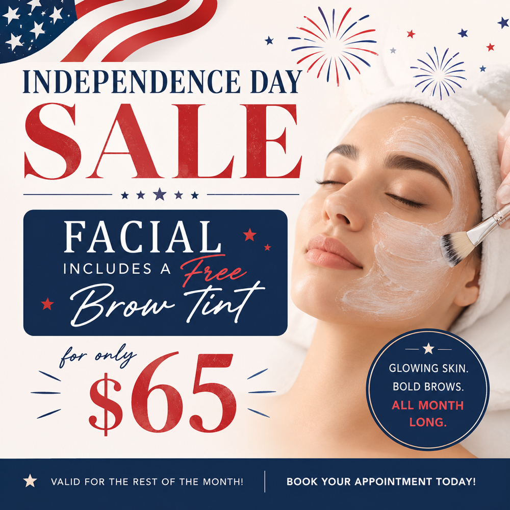 Independance Day Custom Facial at Destiny Esthetics LLC in Sioux Falls, SD