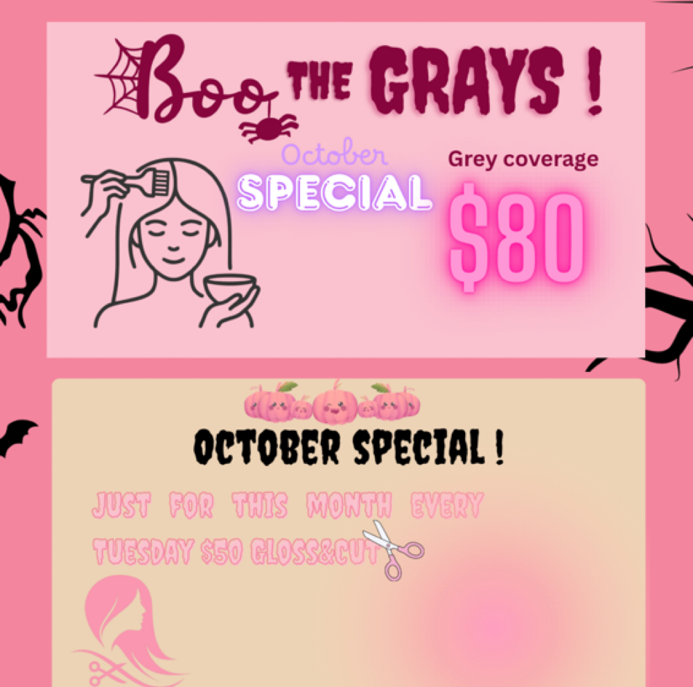 Boo The Grays at Lux Hair By Kelly in Raleigh, NC